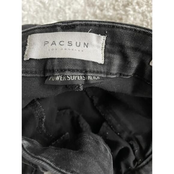 Pacsun women’s sz. 26 black “ Push up Jegging” Comfortable pair - Picture 6 of 11